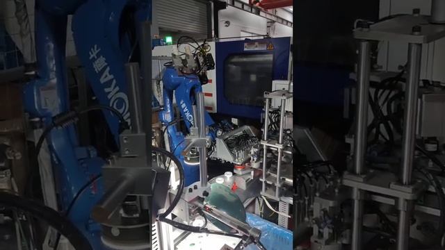 Moka MR10Z 1440 handling robot with IMM
