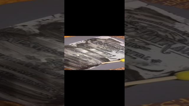 Столик из втулок и доски