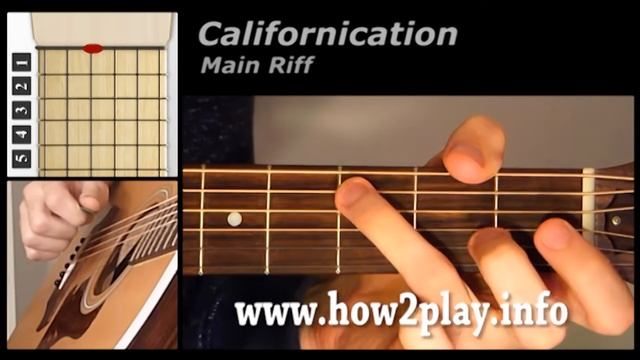 Уроки игры на акустической гитаре Californication  | Acoustic Guitar Lessons