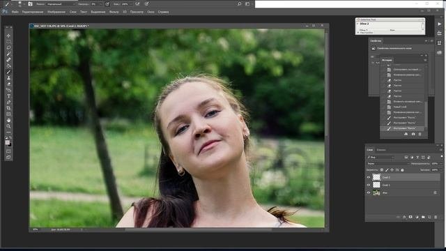 Исправляем ошибки света на фотографии в фотошопе