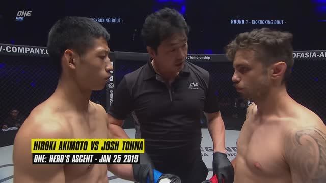 Жесткий Киокушин каратэ против Кикбоксинга. Кто победит? Akimoto vs. Tonna/2019/ONE