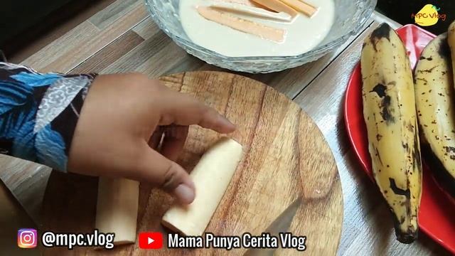 KREASI OLAHAN PISANG GORENG ENAK -  STICK PISANG CHEEZE TIRAMISU