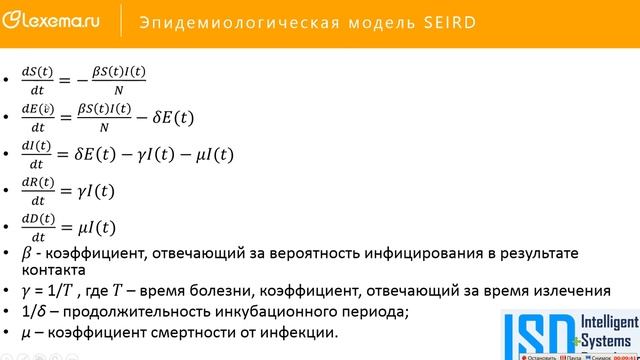 Lexema. Новые цифровые компетенции_ Эпидемиологические модели... Или как мы прогнозировали COVID-19