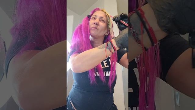 Color Fix w/Argon Oil (with TIME LAPSE) From PURPLE back to BLONDE  in 2 MINUTES!!!