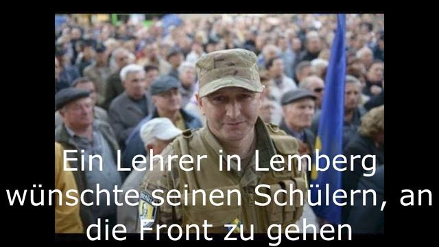 Ein Lehrer in Lemberg wünschte seinen Schülern, an die Front zu gehen