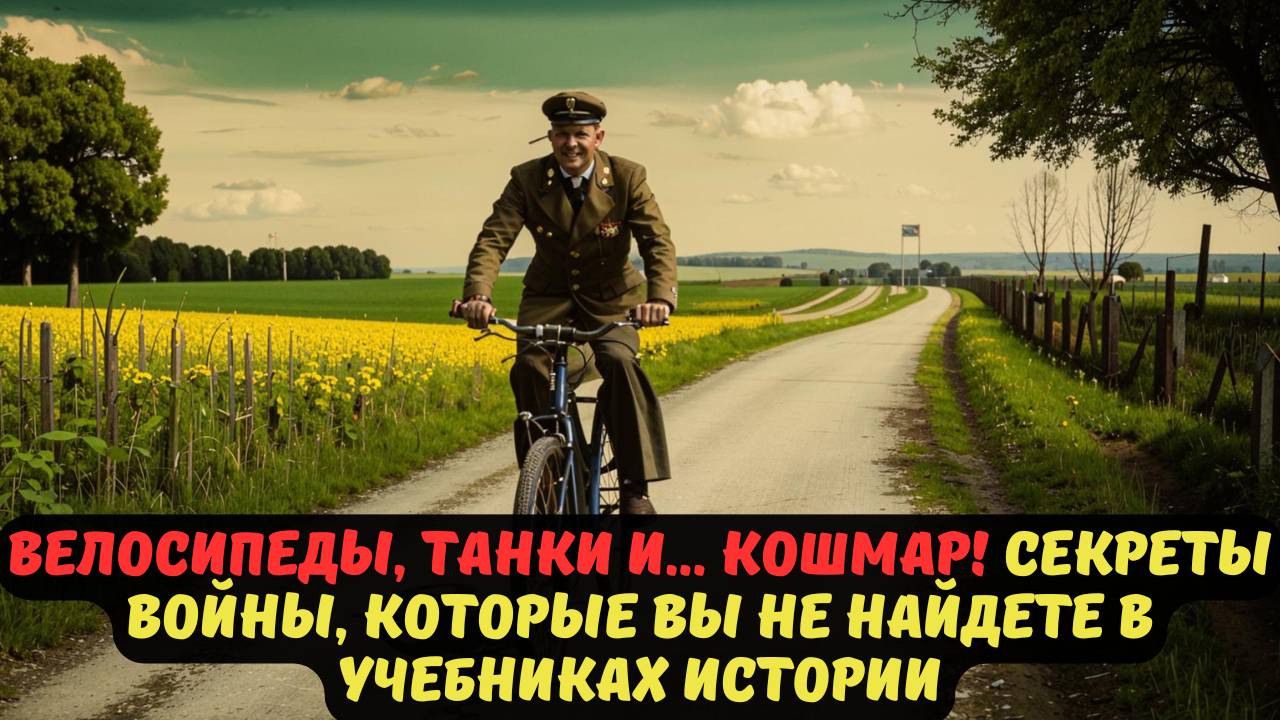 ВЕЛОСИПЕДЫ, ТАНКИ И... КОШМАР! СЕКРЕТЫ ВОЙНЫ, КОТОРЫЕ ВЫ НЕ НАЙДЕТЕ В УЧЕБНИКАХ ИСТОРИИ