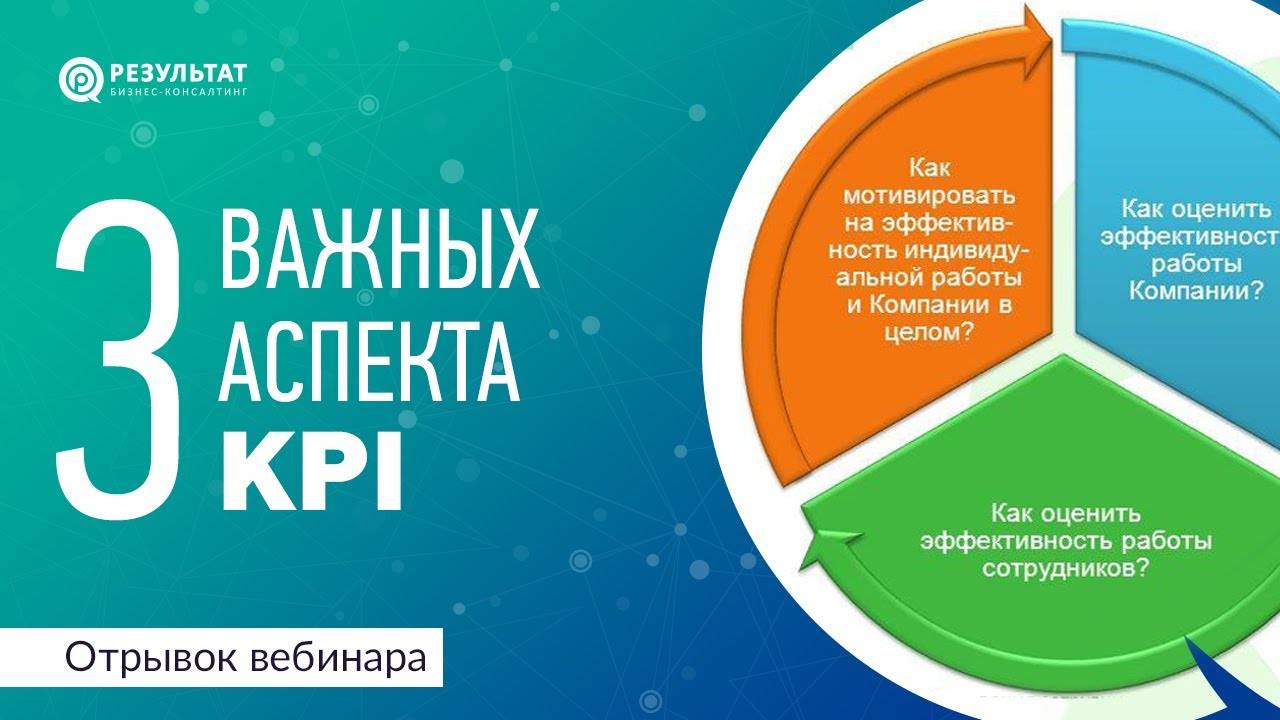 3 важных аспекта KPI