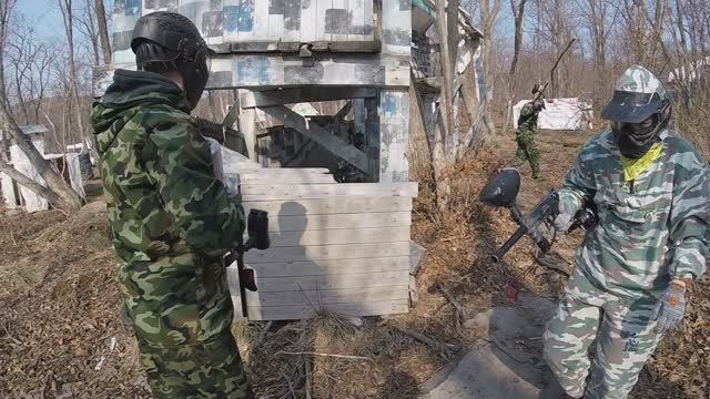 Пейнтбол Владивосток Площадка Зомбиленд