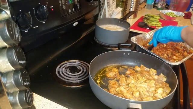 VLOGMAS DAY 13| HOW TO MAKE| TERIYAKI CHICKEN WITH RICE & ASPARAGUS