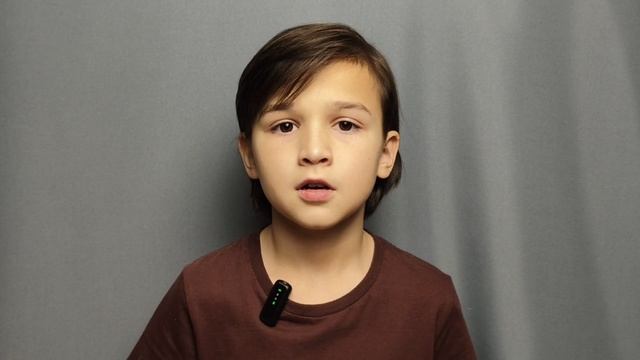 Прущик Павел 10 лет, рост 134. Визитка- представление актёрская.
