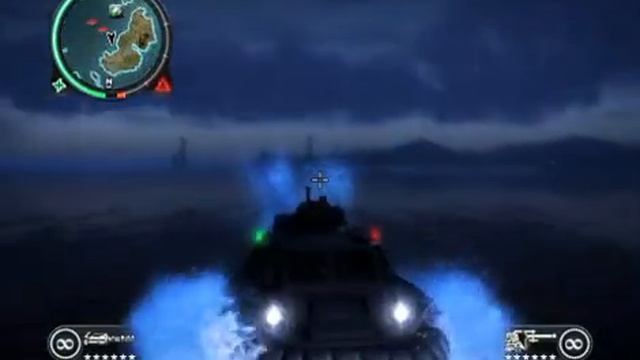 Just Cause 2 agency hovercraft 1000 foot crunch off mile high club