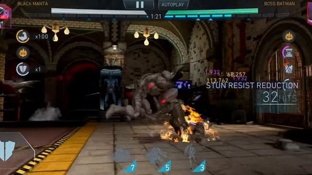 Injustice 2 Mobile - Rise of Krypton Heroic 1 Tier 5 Boss Batman Day 1