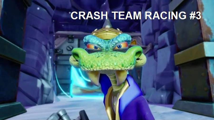 CRASH TEAM RACING. Серия 3 - погоня за зимними уровнями.