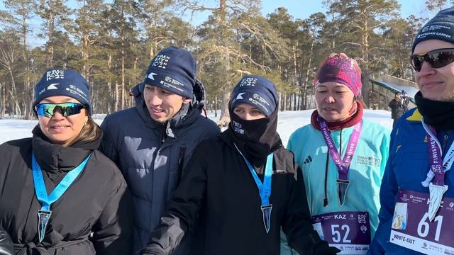 Участники забега BURABAY ICE