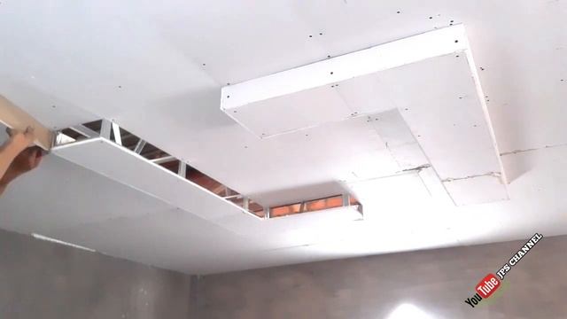Cara membuat motif plafon minimalis sederhana../drop ceiling minimalis