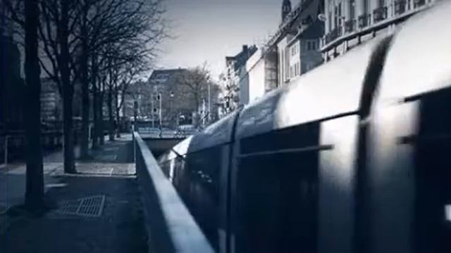 Футаж поезд метро движется
