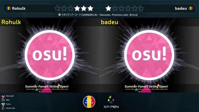 osu!RT: Semi Finals (Rohulk) vs (badeu)