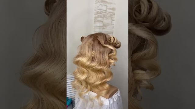 Каре из локонов #прическинадлинныеволосы#прическа #hairart #braids #hair #curlyhair #barbie #curls