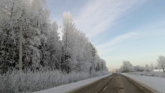 Смотри какая красота❄️✨ #зимушка #врекомендации #пейзаж #снегвноябре