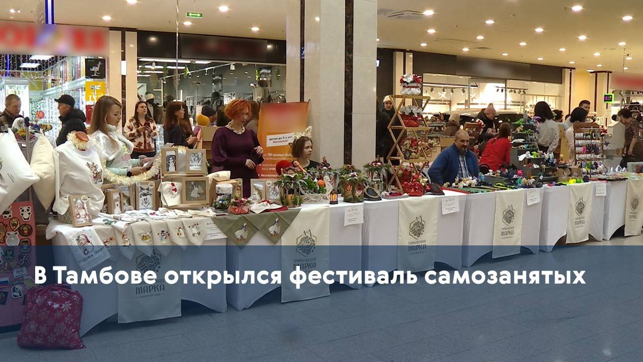 В Тамбове открылся фестиваль самозанятых