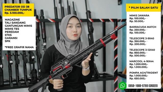 AKSESORIS MULAI 50RB AN!!! UPDATE STOK SENAPAN MULAI 1,8JT AN!!!