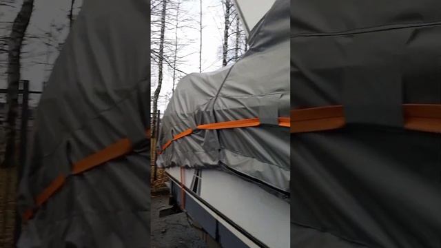 Универсальный тент на катер 24ft