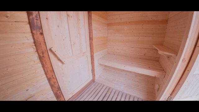 Баня бочка «Квадро» под ключ в Краснодарском крае