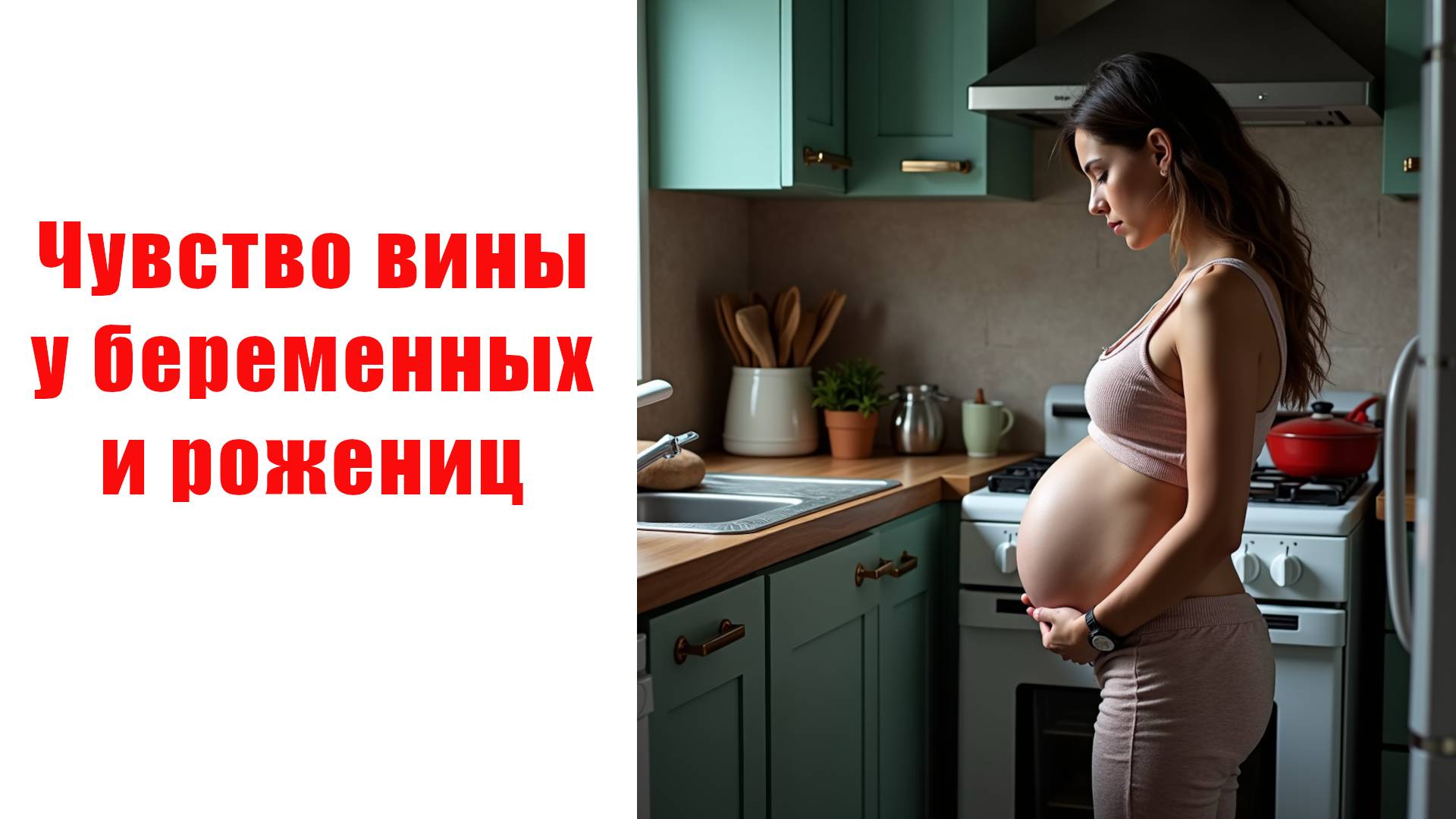 Чувство вины у беременных и рожениц