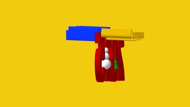 Компас-3D - поздравление с наступающим 2025 на жёлтом