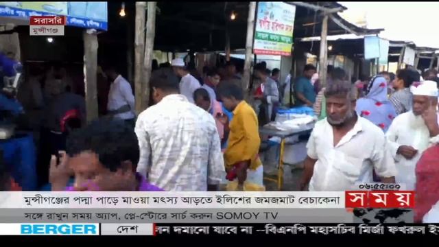 সস্তায় বিক্রি হচ্ছে ইলিশ মাছ | Munshiganj News | Ilish Fish | Somoy TV