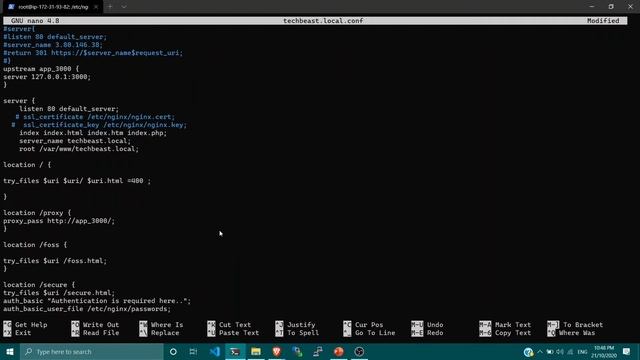 7. Part 3 - NGINX Web Server ( Reverse Proxy & Load Balancer )