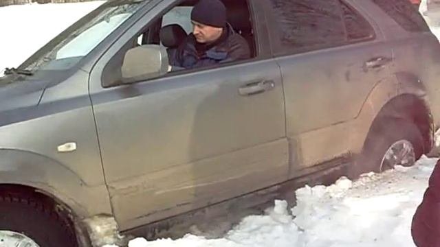 Соренто в снегу