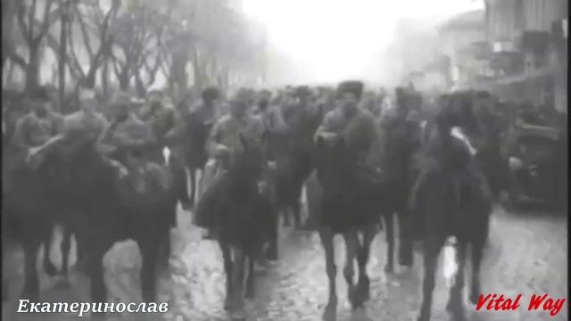 Екатеринослав 4 января 1919. Похороны Сечевых стрелков (січові стрільці)