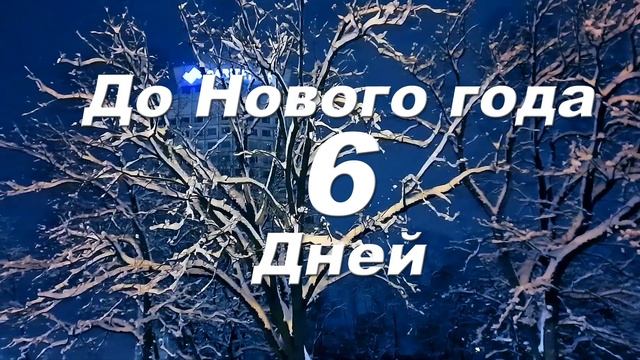 До Нового года 6 дней