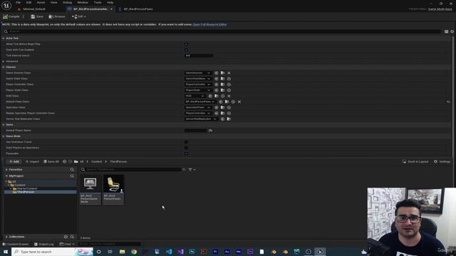 1. 32.Create character blueprint class