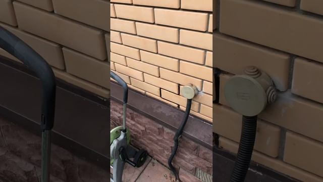 Установка видеонаблюдения для частного дома #монтаж #видеонаблюдение #шортс