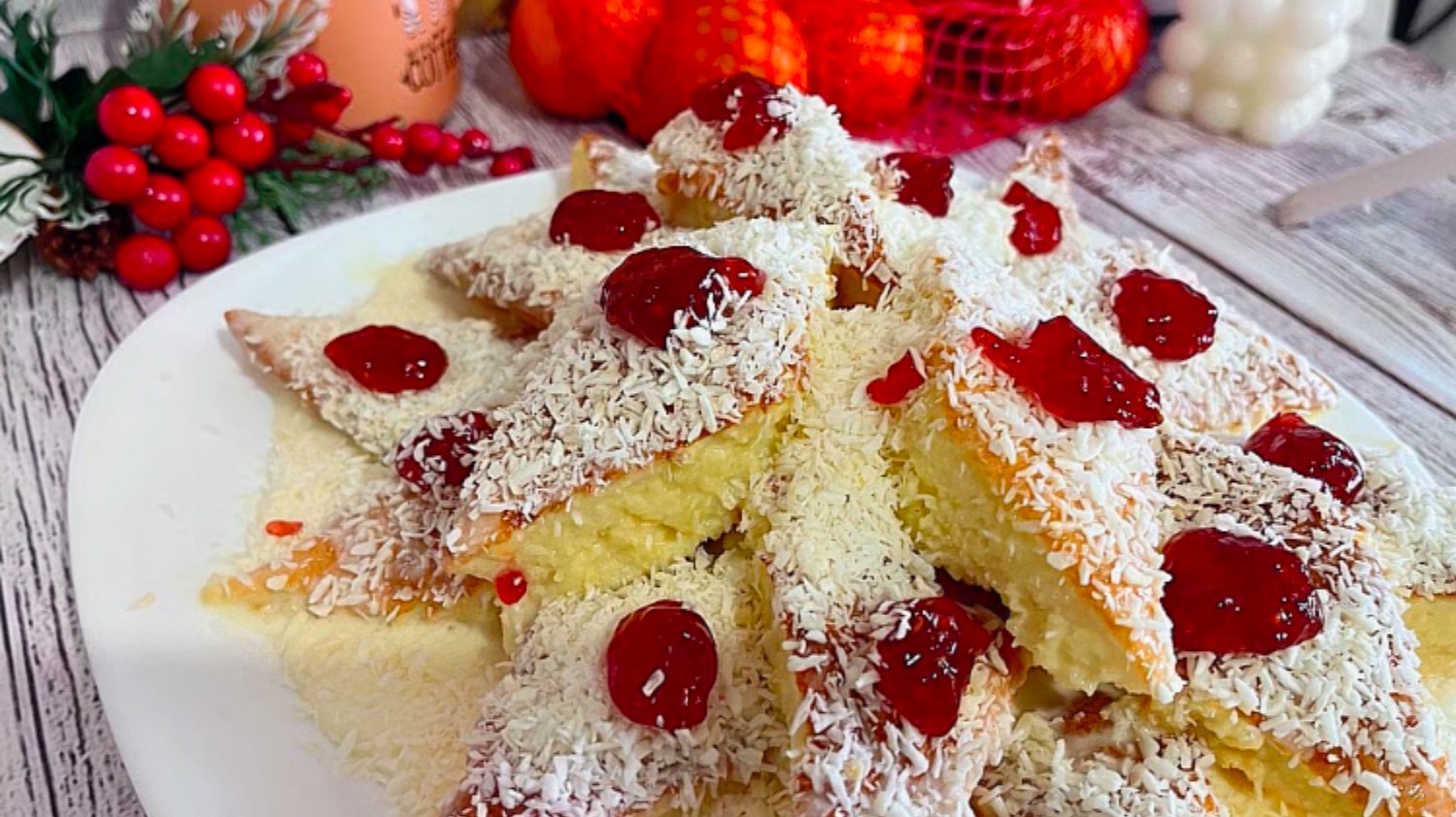 Торт « Снежинка» очень вкусно и просто❄️🤎