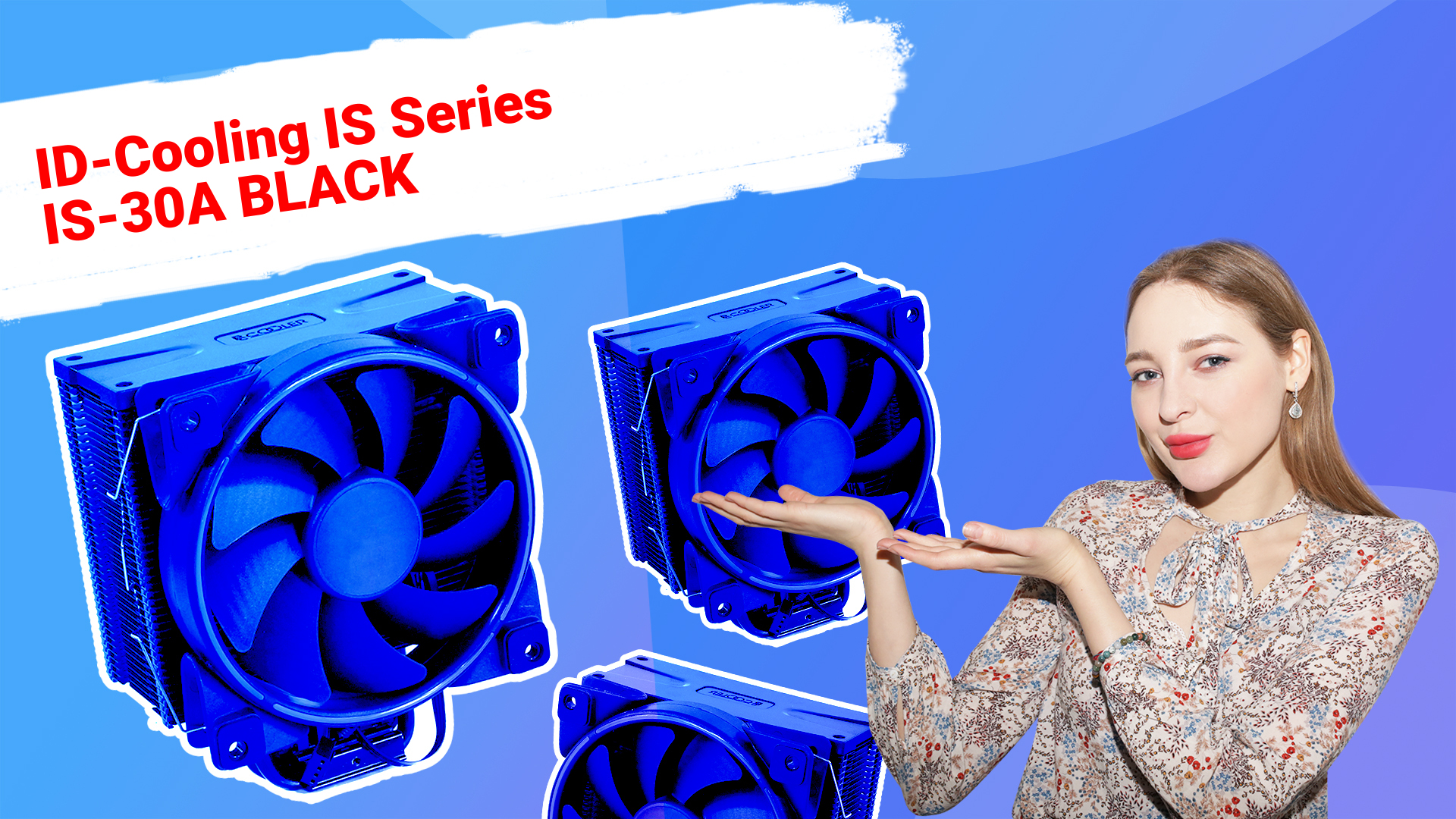 НИКС Компьютерный Супермаркет: видео про Кулер для процессора ID-Cooling IS Series IS-30A BLACK