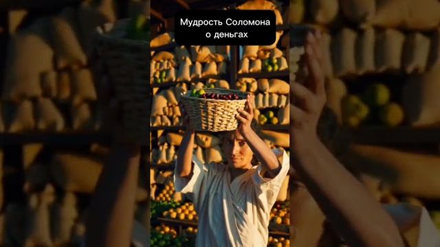 Мудрость Соломона о деньгах #деньги