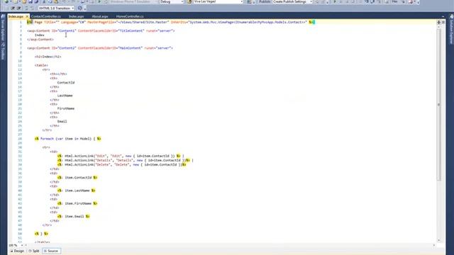 Разработка приложений на основе ASP Net MVC