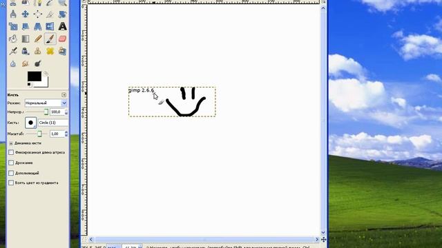 Это 2008 и ты пользуешься GIMP 2.6.6