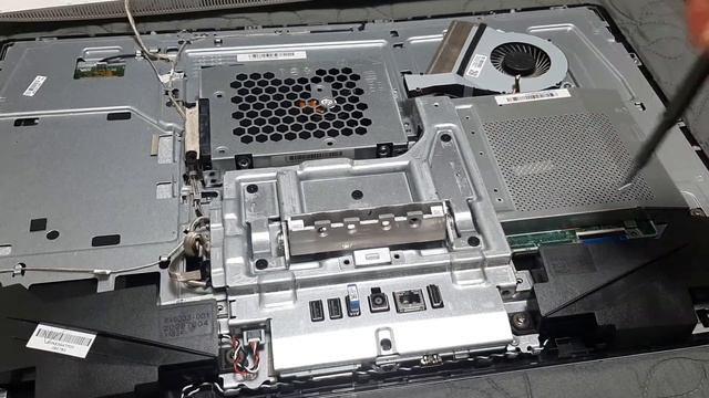 Разборка и замена HDD на SSD  в моноблоке HP pavilion all in one PC 24b231ur