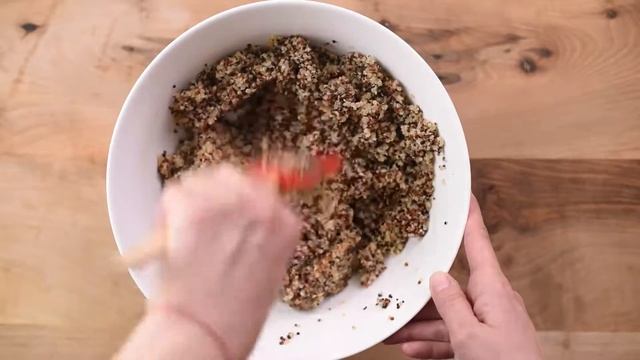 Печени сладки с трицветна киноа La Garone и фъстъчено масло