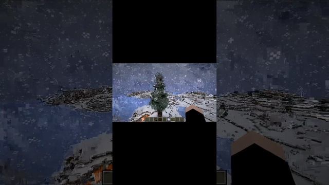 Украшение мира в Майнкрафте к новому году  #minecraft #рекомендации