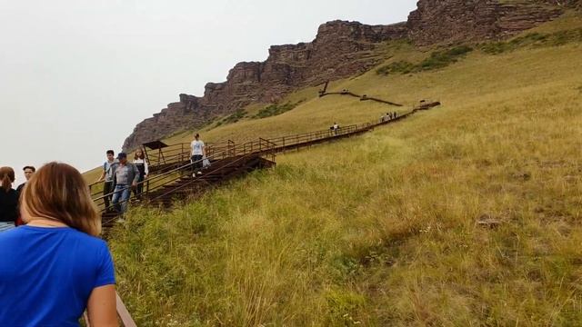 Лестница 965 ступенек, путешествие в  заповедник  Оглахты на катере Хакасия TRAVEl