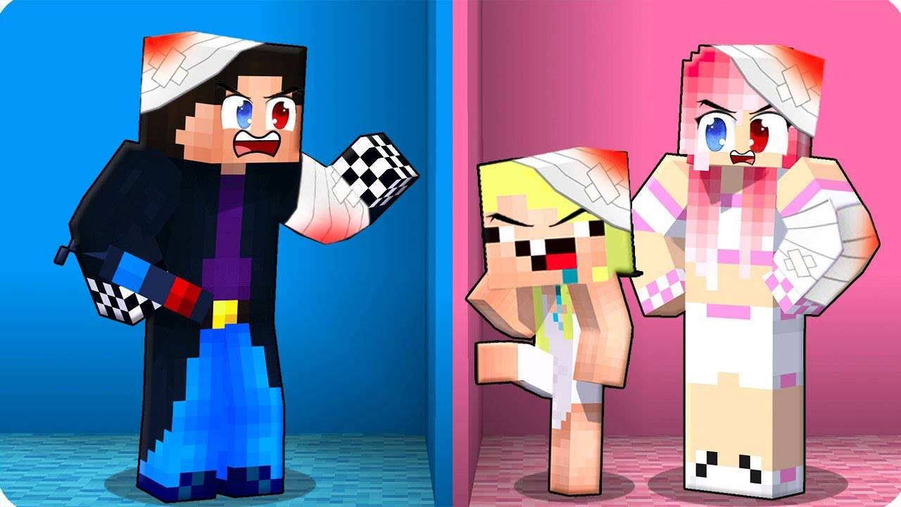 ПОЧЕМУ МЫ ПОДРАЛИСЬ В МАЙНКРАФТ ШЕДИ ЛЕСКА И НУБИК MINECRAFT