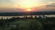 Белград. Сербия. Закат.