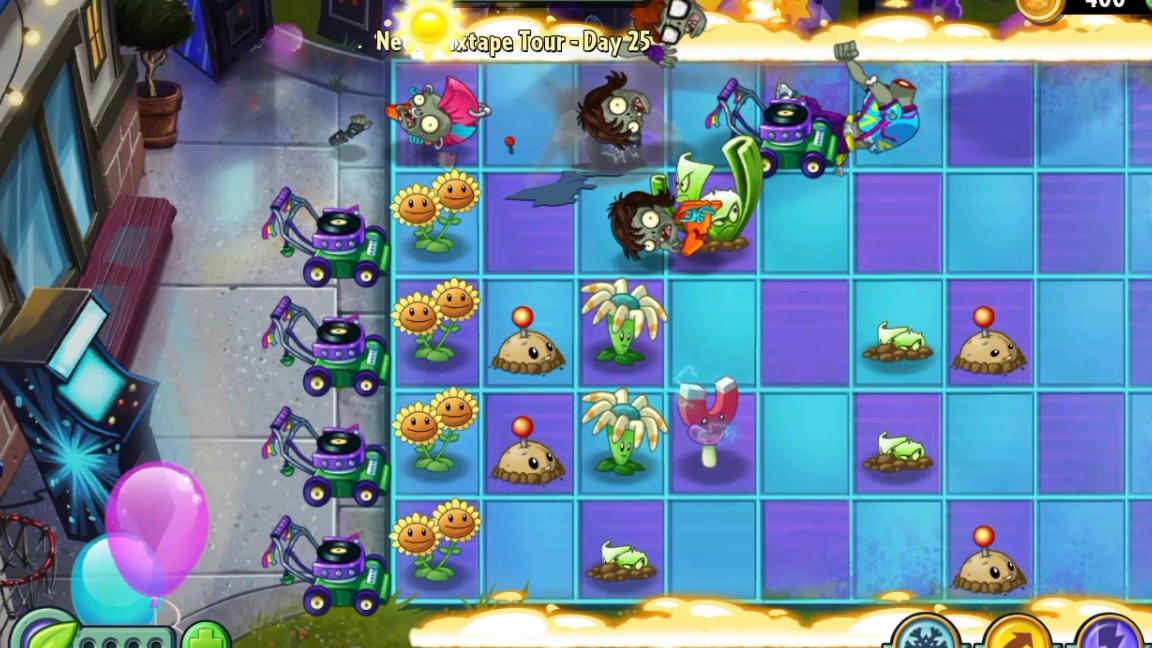 День 25 Неоновый Микстейп Тур ( Neon Mixtape Tour)  Plants vs. Zombies 2