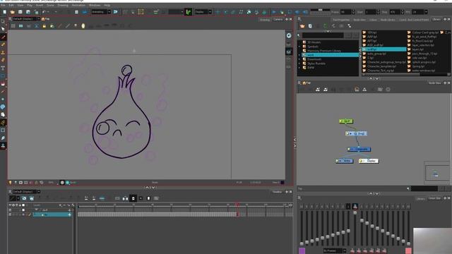 OnionSkin Straight Ahead Animation Challenge!!