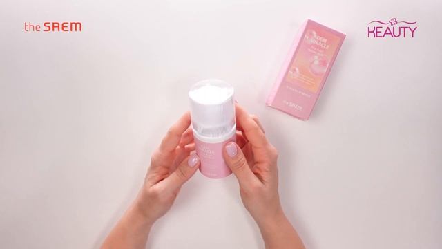 Маска для лица пузырьковая очищающая The Saem Gem Miracle Pink Pearl Bubble Mask 50g